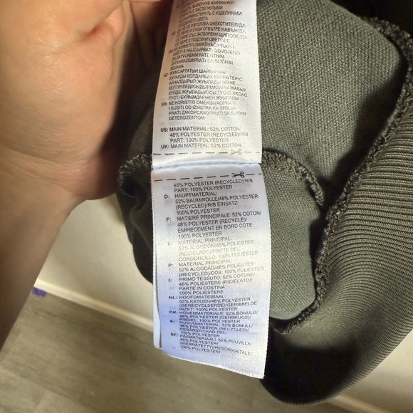 Men’s L Green Adidas Long Sleeve Full Zip Athletic Jacket - Picture 6 of 7